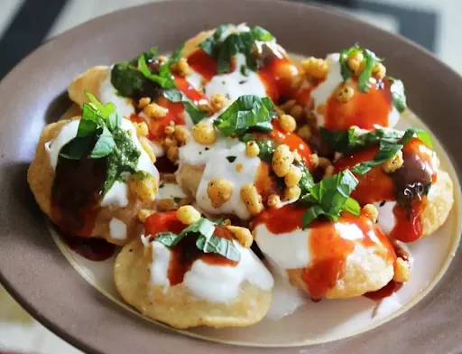 Dahi-Bharwa Gol Gappe