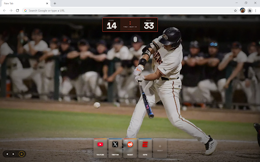 Baseball Stars HD Wallpaper New Tab screenshot 1
