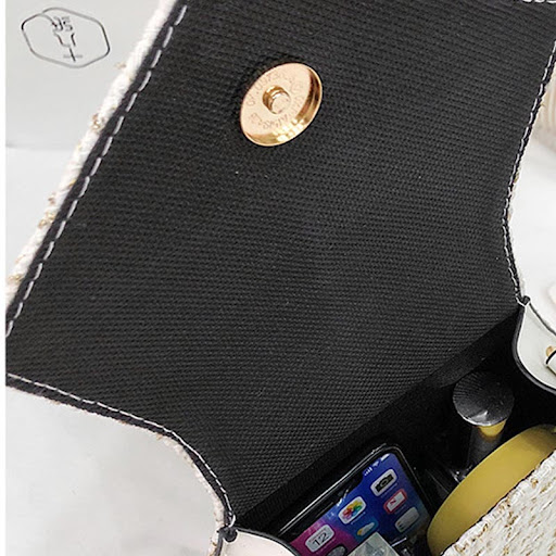 Title 8, Fashion All-Match Woolen Chain Shoulder Bag, ve...