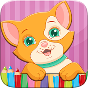 Cat Coloring Book Paint Draw 1.1 Icon