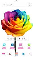 Rainbow Rose +HOME Theme Screenshot