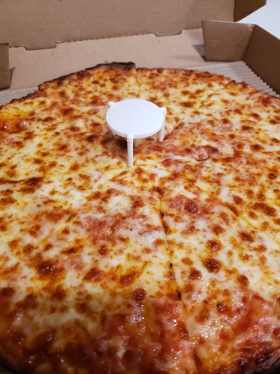 Gluten free cheese pizza