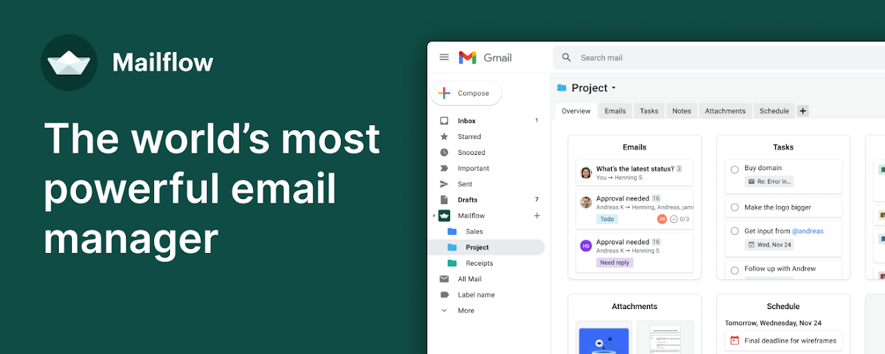 Mailflow for Gmail Preview image 2