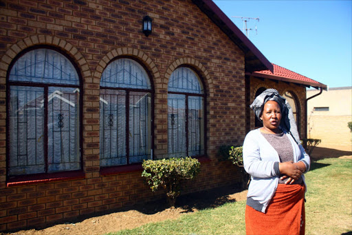 Evelyn Motswene is currently paying off her house from someone else in order to have a roof over her head. PICTURE: KABELO MOKOENA