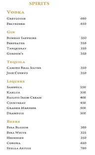 Villa Bistro menu 2