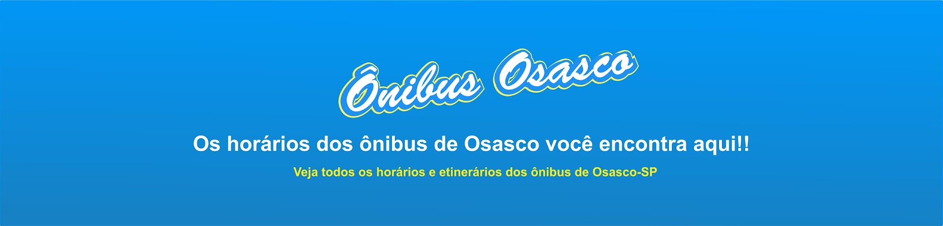 Horário Ônibus Osasco SP