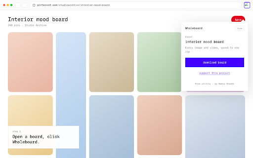 Wholeboard screenshot 1