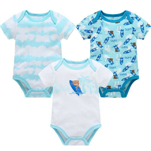 Title 4, Mens & Womens Baby Jumpsuit Triangle Romper C...