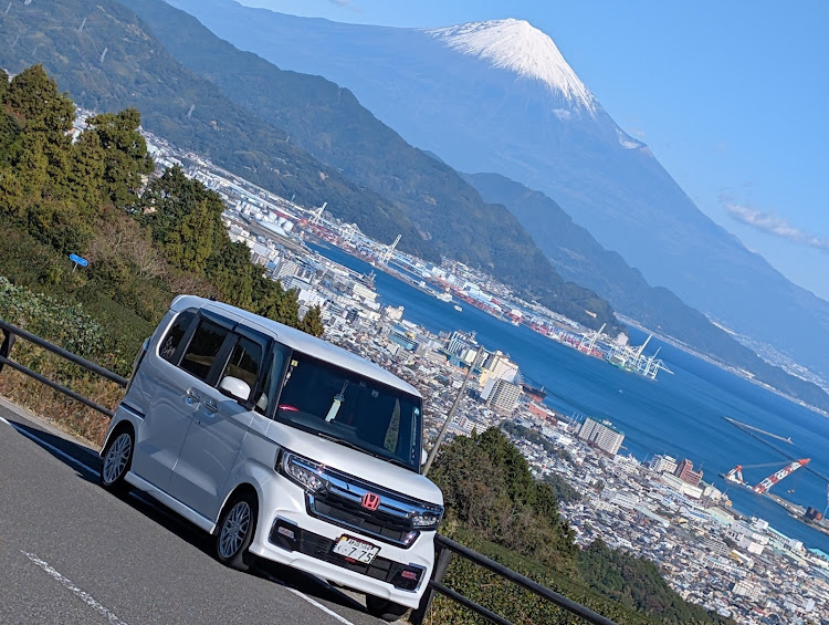 Nボックスカスタムの日本平・富士山にはやはり雪に関するカスタム事例の投稿画像1枚目
