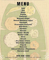 Madrasi Raja menu 3