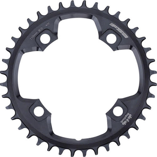 FSA Gossamer Pro MegaTooth Chainring - 40t - 110 FSA ABS BCD - 4-Bolt - Aluminum - For 1 x 11-Speed - Bl