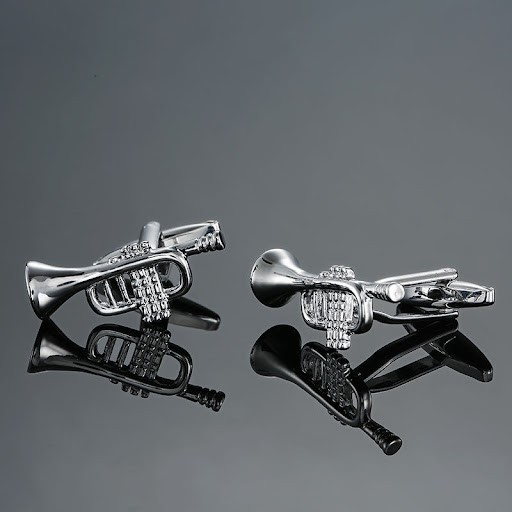 Title 4, Brass Music Series Musical Instrument Note Cuff...