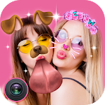 Cover Image of Download Live Face Sticker – Sweet Filter with Live Camera 1.50 APK