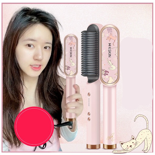 Title 5, Golden Rice Straightening Comb for Smooth, Shin...