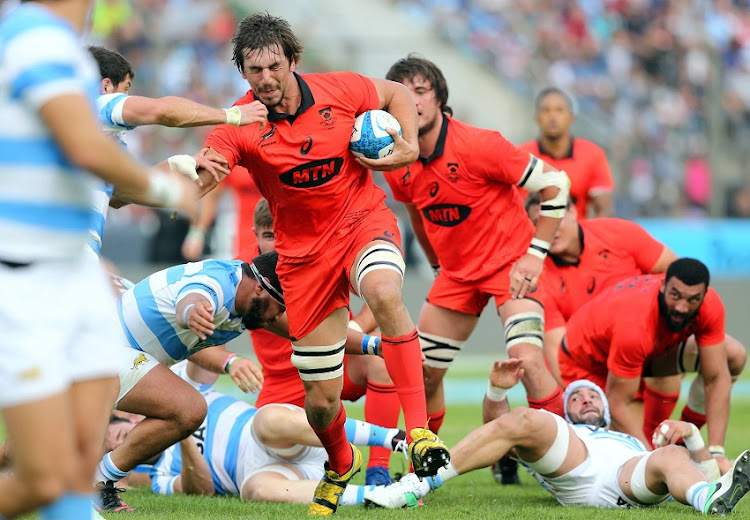 Argentina v South Africa - Padre Ernesto Martearena Stadium, Salta, Argentina - August 26, 2017 - South Africa's Eben Etzebeth in action.