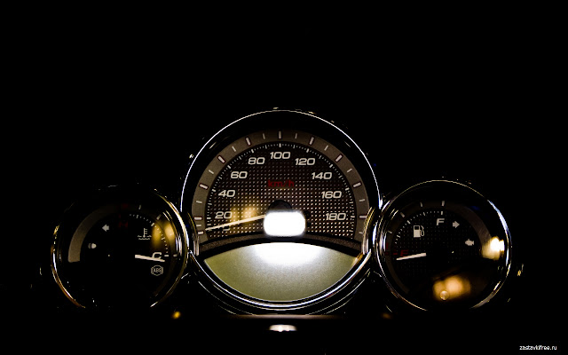 Black Speedometer chrome extension