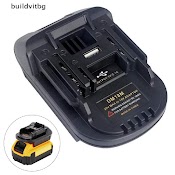 Bộ Chuyển Đổi Pin Usb Cho 20V Dewalt Dcb200 Milwaukee M18 Sang Makita 18V Hye