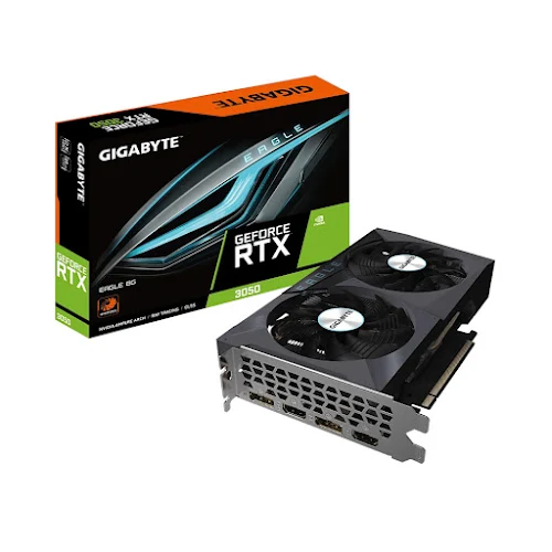 Card màn hình VGA GIGABYTE GeForce RTX 3050 EAGLE 8GB GDDR6