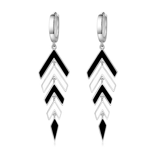 Title 3, Womens Fashion Cut Head Drop Earrings