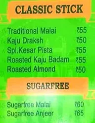Mumbai Kulfi Koyambedu menu 1