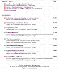 Tea And Lounge (Radisson Blu Atria) menu 5