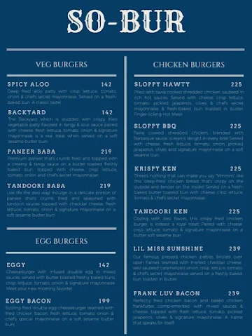 So-Bur menu 