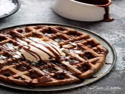 Belgian Chocolate Milk Waffle + 150ML Icecream