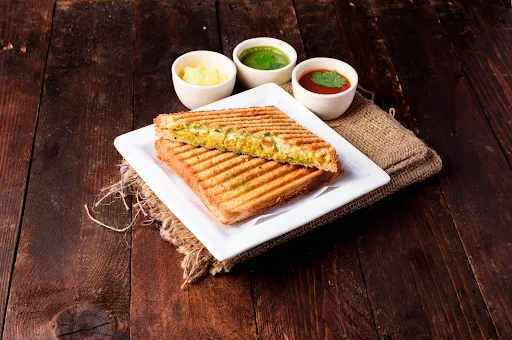 Grilled Masala Aloo Toaster Sandwich