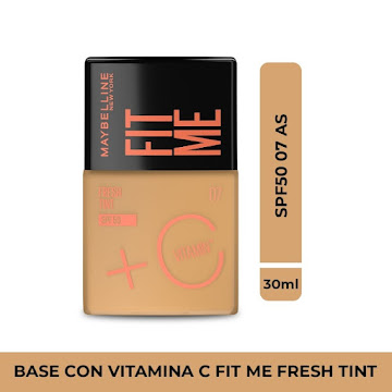 Base Líquida Maybelline   Fresh Tint Spf50 Tono 07 x 1 und 