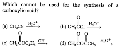 Chemical reactions of carboxylic acid