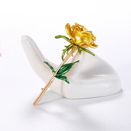 Title 3, Fashion Simple Alloy Dripping Flower Brooch for...