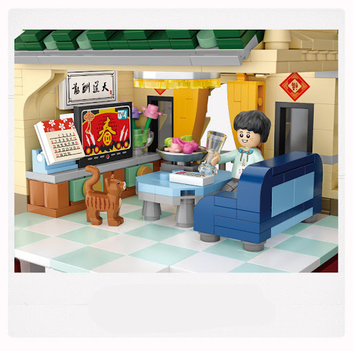 Title 14, Chinatown Small Particle Building Blocks Street...