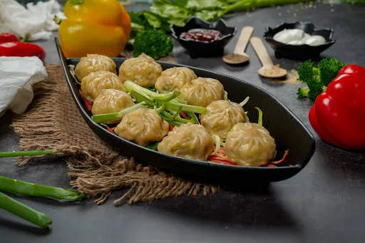 Veg Cheese Steamed Momos