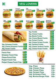 Mumbai Burger menu 1