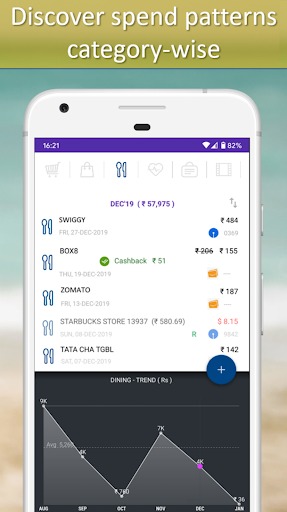 Screenshot Automated Expense Tracker