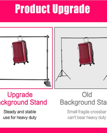 New ModelsDouble-Crossbar Backdrop Background Stand Frame... - 2