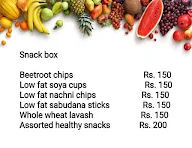 Healthy Box menu 6