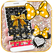 Diamond Glitter Bow Theme  Icon