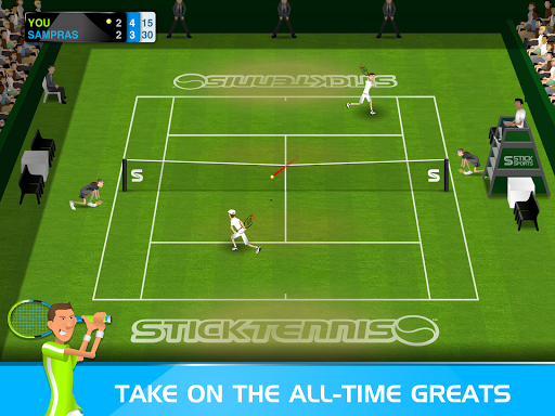 Stick Tennis (Everything Unlocked&Unlimited Balls)