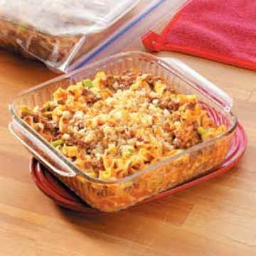 Hamburger Noodle Bake Recipe