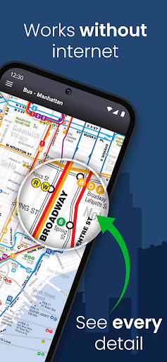 Screenshot NYC Subway Map & MTA Bus Maps