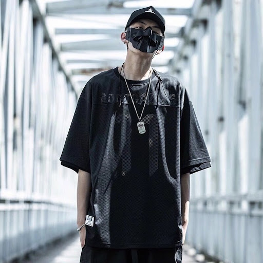Title 4, Summer Grid Fake Two Pieces Short Sleeve Ice Hi...