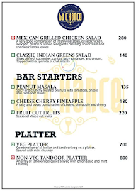 By Chance - Resto Pub menu 2