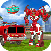 Real Robot Firefighter Truck : Robot Super Truck  Icon