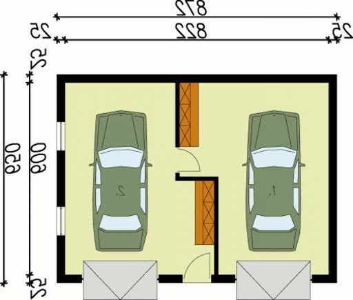 G15 - Rzut garażu