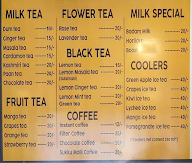 Tea Bench menu 1