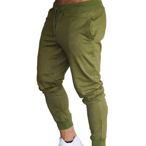 Title 10, Mens sports pants fitness solid trousers, perf...
