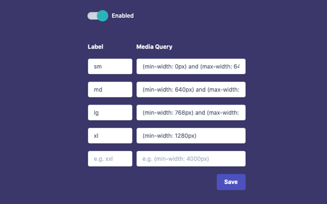 Tailwind CSS Media Query Inspector Preview image 2