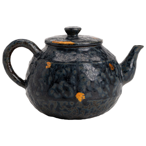 Title 3, Bronze Glazed Flowing Year Pot Retro Brewing Te...