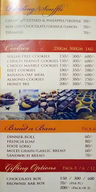 FNP Cakes 'N' More menu 4